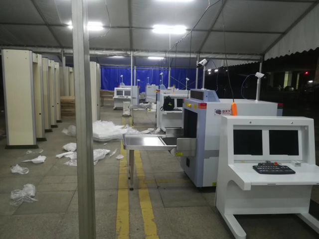 Airport Dual View Security X-Ray Scanning Machine for Cabin Baggage 