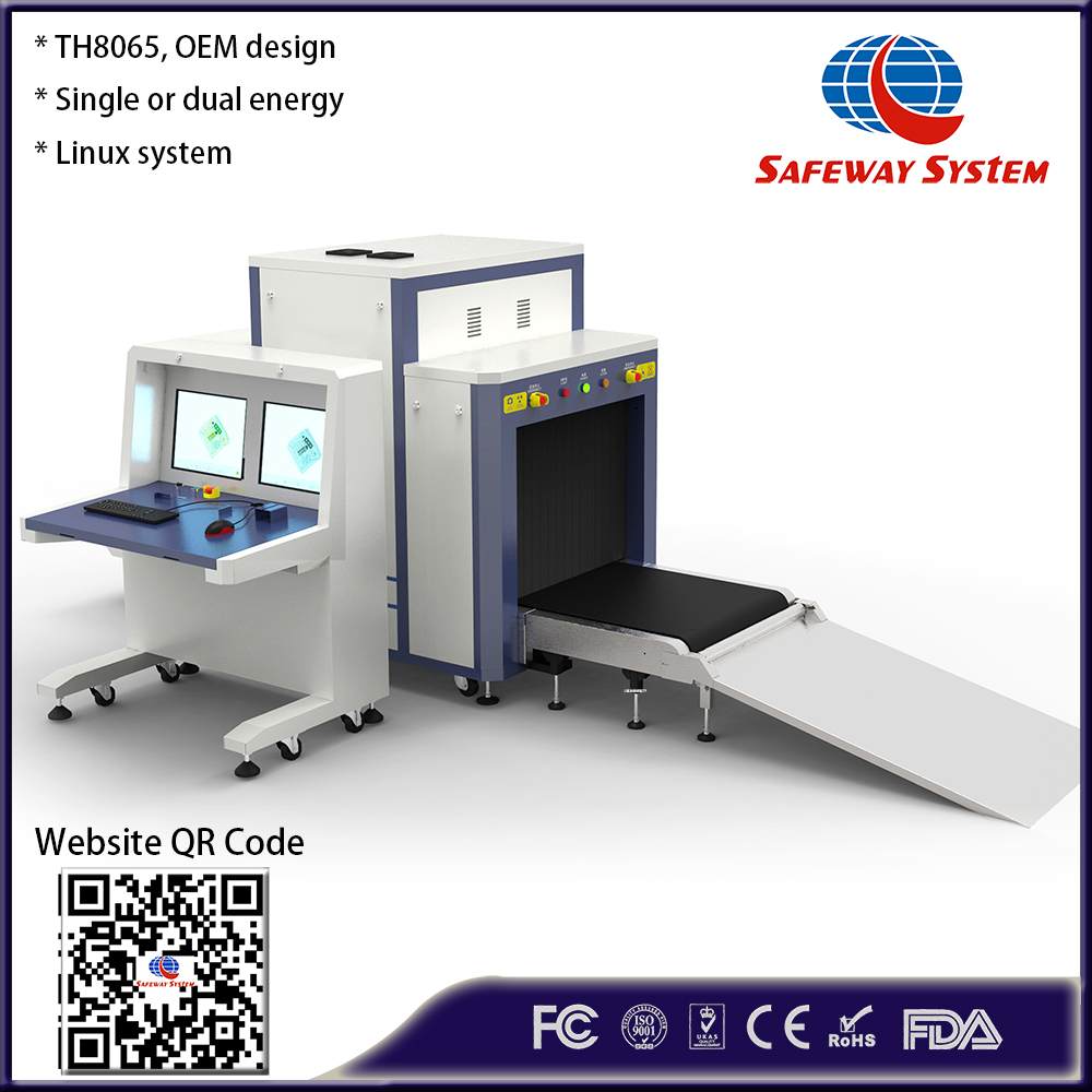 OEM X-Ray Baggage Scanner with Tip Function for Subway, Bus Station, Hotel Entrance, Church, Customs And Checkpoint