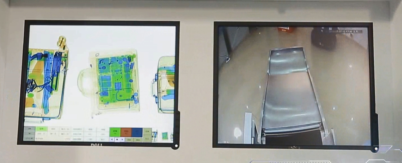 Dual View Airport Baggage And Parcel Inspection Scanner
