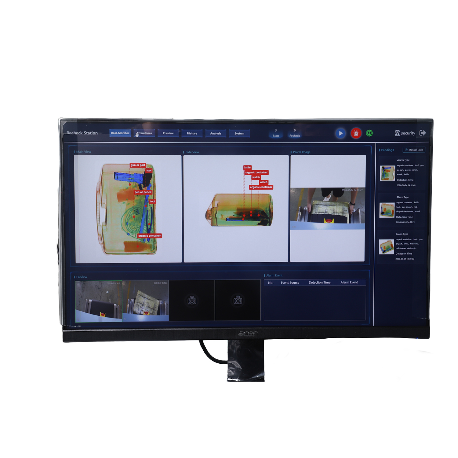 AT6550D with CCTV, AI and Remote Networking Checkstation
